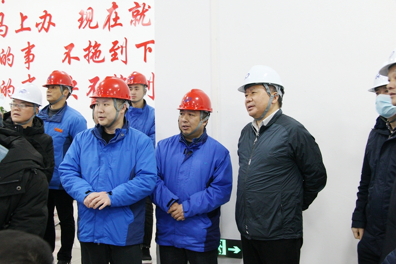 省应急管理厅党委书记、厅长张海阁来公司检查安全生产工作